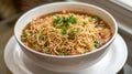 Scrumptious Spicy Ramen Noodle Soup Bowl