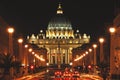 Sct. Peter's Cathedral in Rome Royalty Free Stock Photo