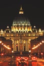 Sct. Peter's Cathedral in Rome Royalty Free Stock Photo