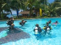 Scuba dive class adventure Royalty Free Stock Photo