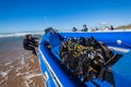 Scuba Divers Oxygen Bottles Boat
