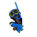 Scuba diving dog Royalty Free Stock Photo