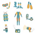 Scuba Diving Gear Set