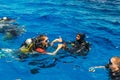 Scuba diving lesson