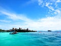 Scuba diving off Mabul Island Sabah Borneo