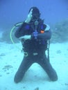 Scuba diving teacher