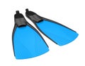 Scuba Fins Isolated Royalty Free Stock Photo