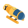 Scuba Submarine Isometric Composition Royalty Free Stock Photo
