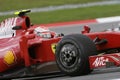 Scuderia Ferrari F1 Team Kimi Raikkonen 2009 Royalty Free Stock Photo