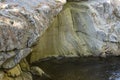 Sculpted granite walls of Coos Canyon on the Swift River.