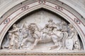 Vision of Constantine, Basilica of Santa Croce in Florence Royalty Free Stock Photo