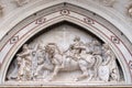 Vision of Constantine, Basilica of Santa Croce in Florence Royalty Free Stock Photo