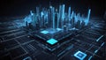 Sculpting Tomorrow: QuantumQuotient\'s 3D Data Odyssey. AI generate