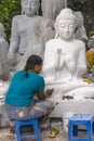 Sculptor in Myanmar