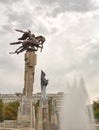 Sculptural Complex Manas. Bishkek, Kyrgyzstan Royalty Free Stock Photo