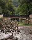 Sculptural composition `Rock Garden` in the `Resort Park` - Europe, Russia, Stavropol Territory, Kislovodsk.