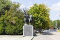 Sculptural composition of Soviet soldiers in Kaliningrad