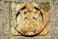 Sculptural detail of romanesque church of Aroes