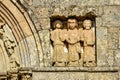 Sculptural detail of the Romanesque church of Sernancelhe