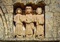 Sculptural detail of the Romanesque church of Sernancelhe