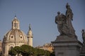 Sculptural group on the altar of the Fatherland called `La Concordia` Royalty Free Stock Photo