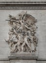 Sculptural group is a monumental stone high relief. Departure of the Volunteers of 1792 commonly known as La Marseillaise