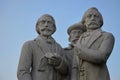 Sculptural group of Slovak revolutionary politicians and writers from 19th century,