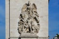 Sculptural group on the Triumphal Arch in Paris