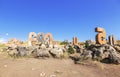 Sculptural monument of the Armenian alphabet, Royalty Free Stock Photo