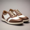 Sculptural Precision: Leather And Brown Shoes With Velvia Style