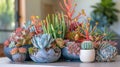 Sculptural Succulent Arrangements