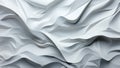 Sculptural white liquid waves abstract