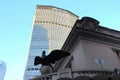 American eagle at Grand Central Terminal, iconic architectural detail, New York, NY, USA