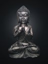 Sculpture of ancient old Buddha statue