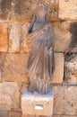 Sculpture in ancient theatre in Salamis, Cyprus