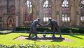 The `Truce`-sculpture in the city centre of Liverpool, England Royalty Free Stock Photo