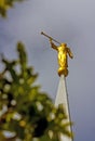 Sculpture of angel moroni