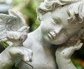 Sculpture of angel in the park. Royalty Free Stock Photo