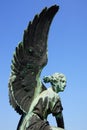 Sculpture of Angel in the Sanssouci Park. Royalty Free Stock Photo