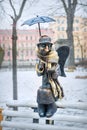 Sculpture of an angel in St. Petersburg in the Izmailovsky Garden