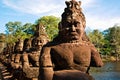 Sculpture in Angkor Royalty Free Stock Photo