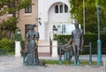 Sculpture Anton Chekhov and the Lady with Dog