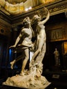 Sculpture Apollo and Daphne by Gian Lorenzo Bernini Royalty Free Stock Photo