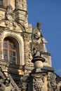 Sculpture of the Apostle in front of the entrance to the Church of the Icon of the Mother of God The Sign Royalty Free Stock Photo