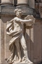 Sculpture, architectural detail in the Zwinger, a palatial complex in the baroque style in Dresden, Germany. The most famous