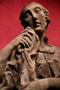 Sculpture of baroque woman religion Royalty Free Stock Photo