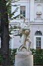 Sculpture Bathsheba's kidnapping in Summer Garden in St. Petersburg