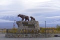 Sculpture of bears. Petropavlovsk-Kamchatsky, Russia