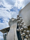 Sculpture 'The Big Tree' by Anish Kapoor at the Guggenheim museum in Bilbao. Royalty Free Stock Photo