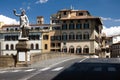 Sculpture on the bridge in Florence